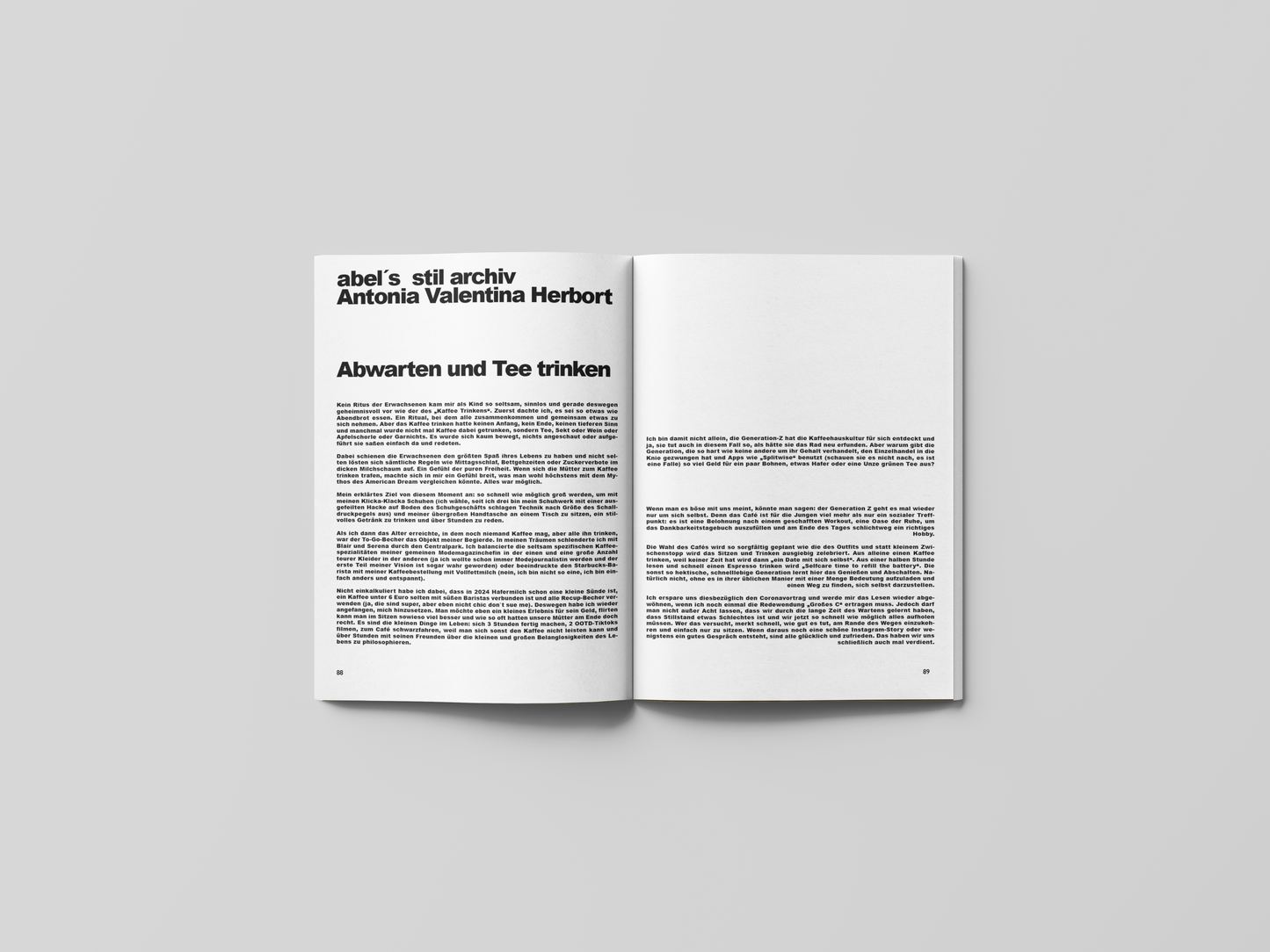 archive abel Magazin Issue 3